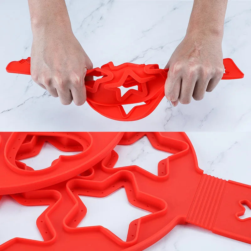 Silicone Egg Pancake Ring Nonstick Pancake Maker Mold Silicone Egg Cooker fried Shaper Omelet Moulds Kitchen Baking Accessories
