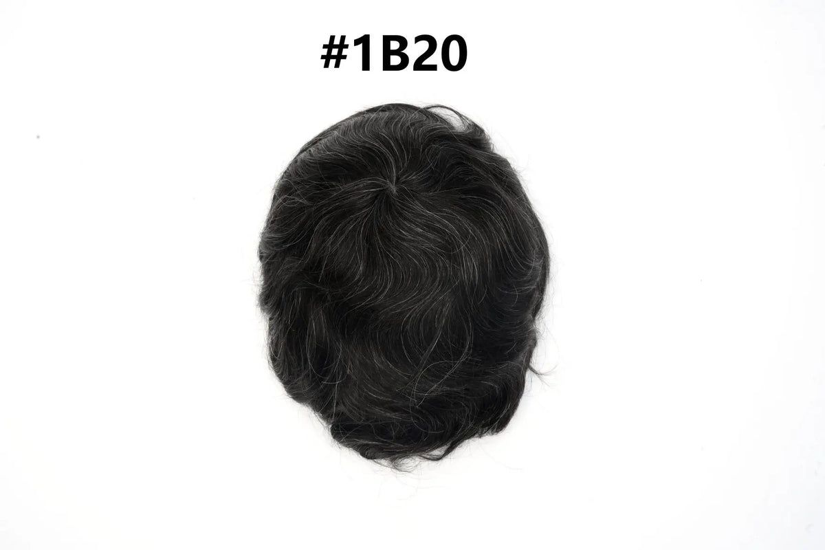 Os21 0.03-0.04mm NG Clearance Thin Skin Toupee Capillary Prothesis Hair Piece For Men Hair Replacement System V Loop Men Toupee