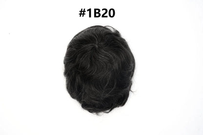Os21 0.03-0.04mm NG Clearance Thin Skin Toupee Capillary Prothesis Hair Piece For Men Hair Replacement System V Loop Men Toupee