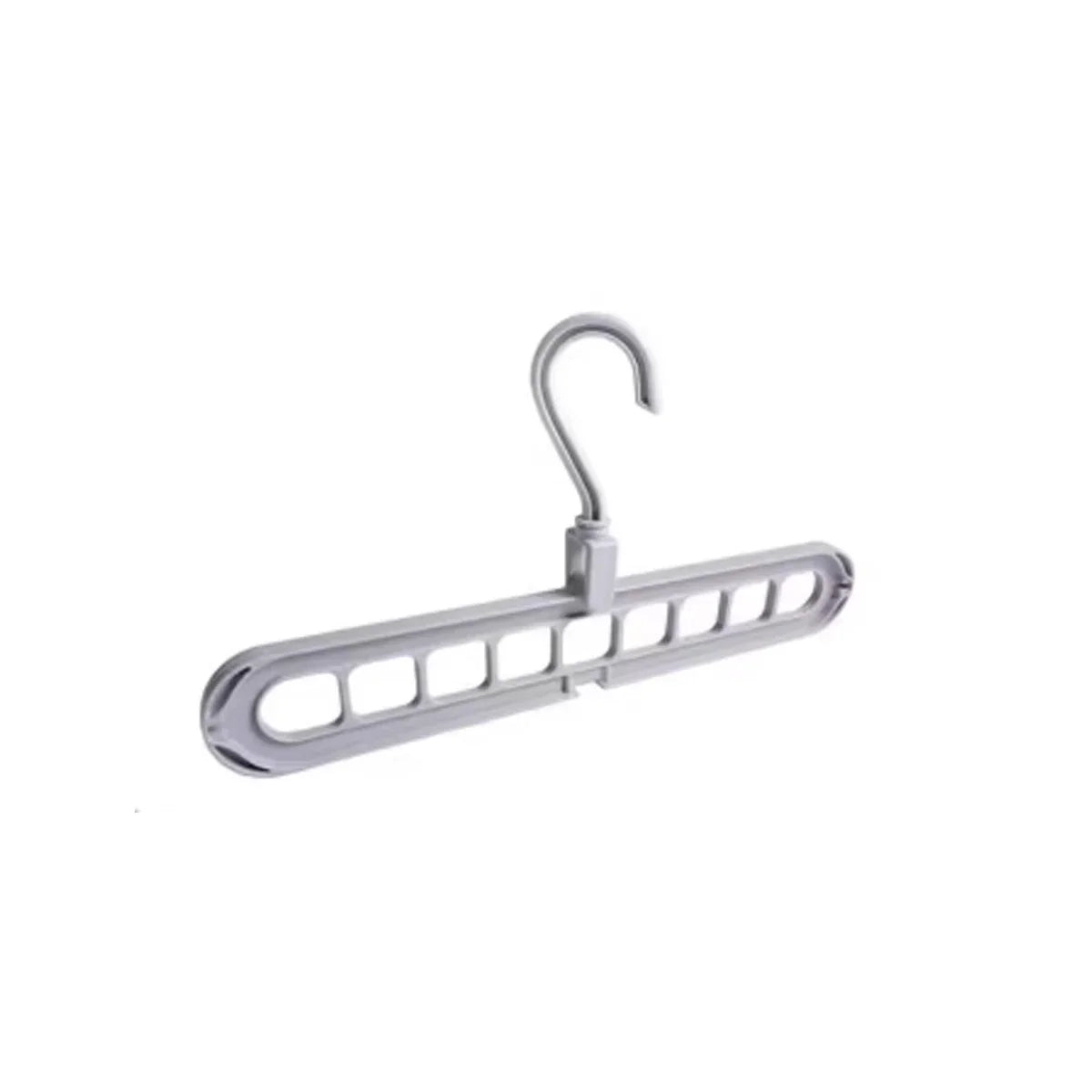 1pc - Nine hole multifunctional magic folding clothes hanger, convenient storage and space saving storage cabinet