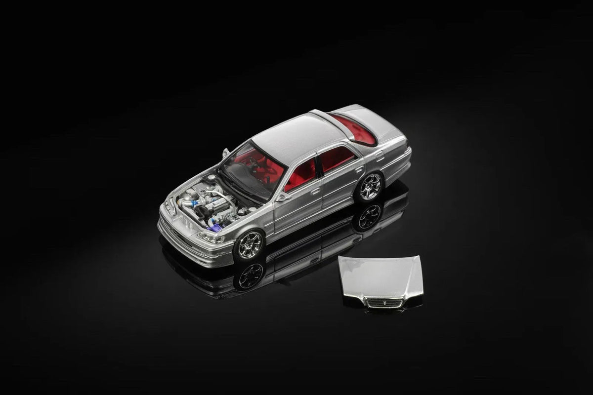 Mortal 1:64 for JDM Classic Cresta JZX100 Diecast Toys Model Car Collectible for Adult Hobbyists Gifts