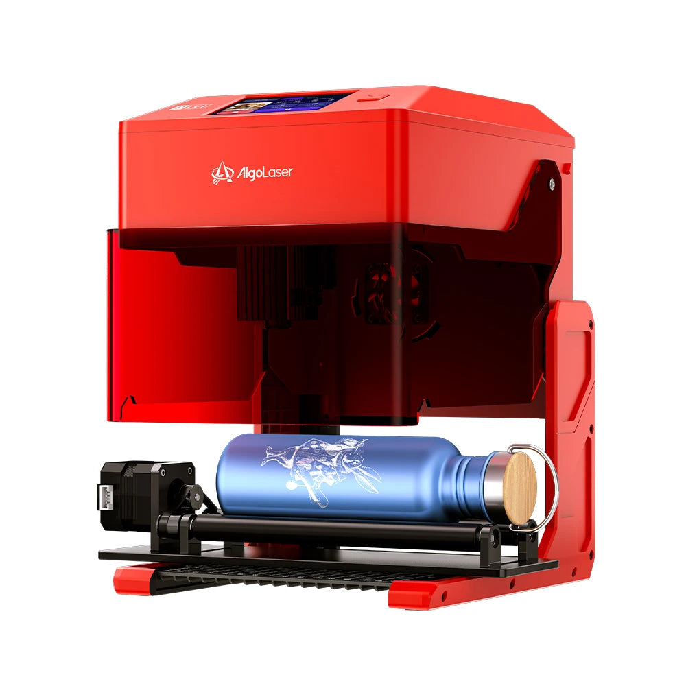 AlgoLaser PIXI Mini Portable Laser Engraver with Touch Screen Smart Class 1 Laser Engraver Machine for Business DIY Logo Dog Tag
