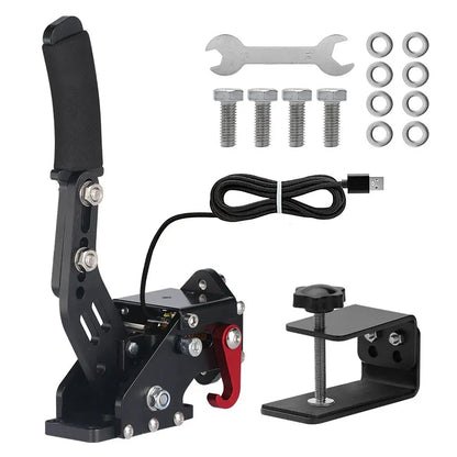 Hall Effect Sim Racing Handbrake Linear USB PC Drift Brake for ETS2 Assetto Corsa Compatible with SimRuito Paddock