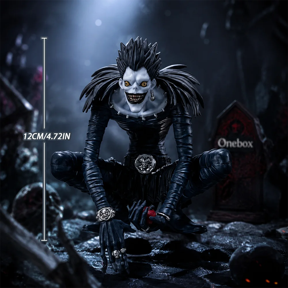 1pc 16cm/6.3in Death Note Ryuk Figure Shinigami Anime PVC Statue Collectible Model Desktop Ornament Car Decoration Gift.