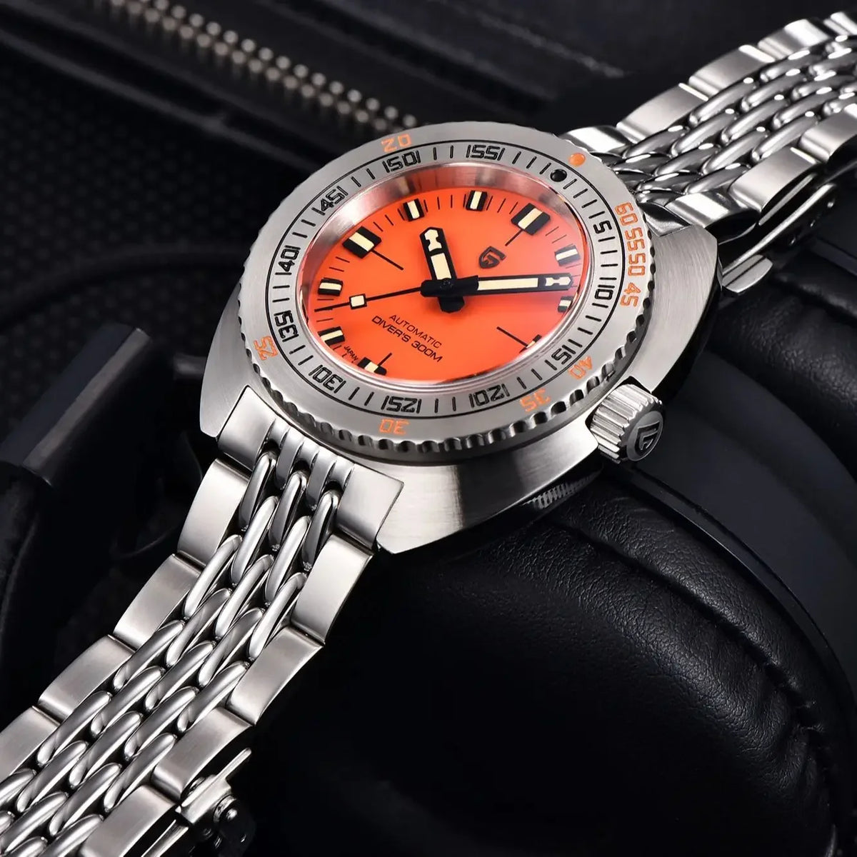 PAGANI DESIGN New Men's Automatic Mechanical Divers Watches 8215 Sapphire Stainless Steel 300m Waterproof AR Watch for Men