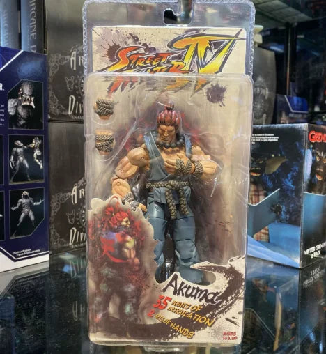 Street Fighter CHUN LI RYU Ken Guile Akuma Articulated PVC Action Figure Collectible Model Toys