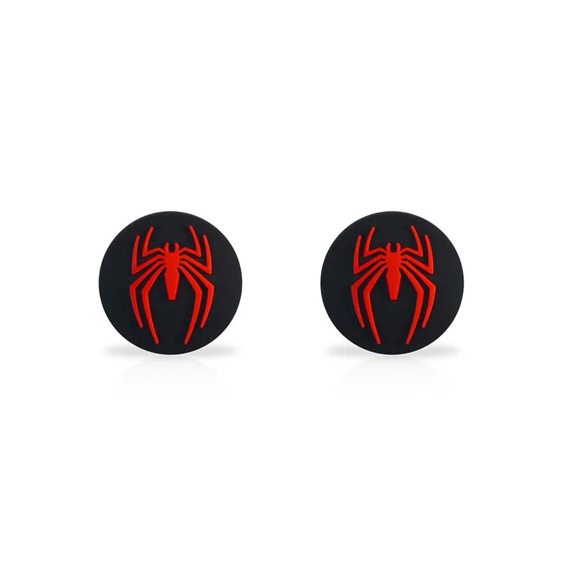2pcs Silicone Spider Analog Thumb Grip Caps Compatible with Nintendo Switch OLED/Switch Lite/Switch Joystick Protective Cover