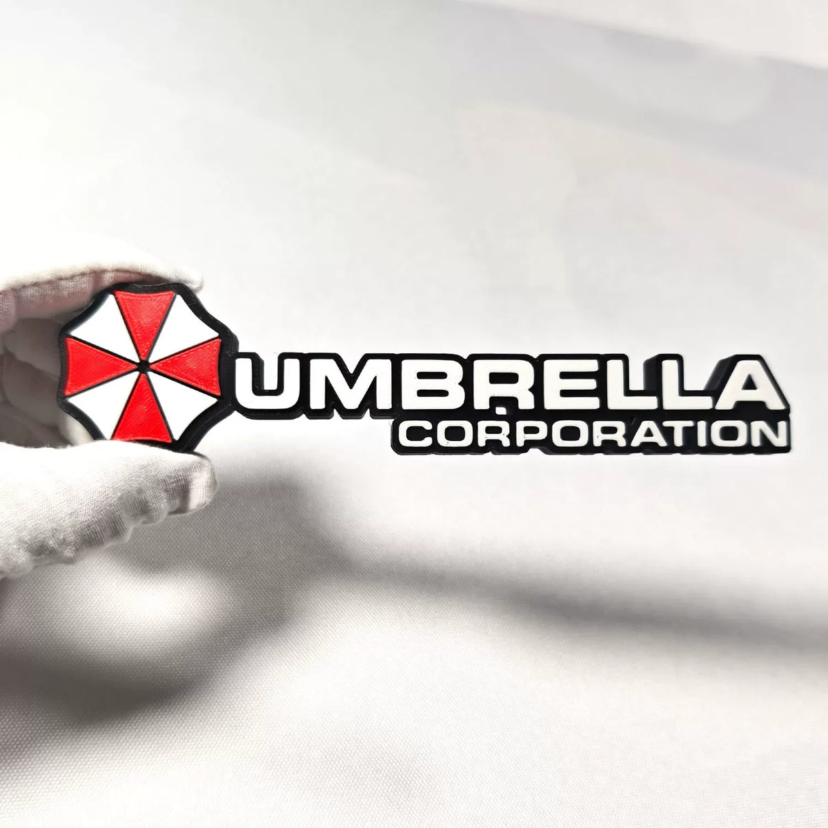 Resident Evil Magnetic Logo Stand Fridge Sticker 3d Desktop Ornament Umbrella Corporation Game Display Decor For Adult Game Fans
