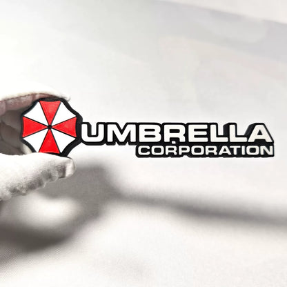 Resident Evil Magnetic Logo Stand Fridge Sticker 3d Desktop Ornament Umbrella Corporation Game Display Decor For Adult Game Fans