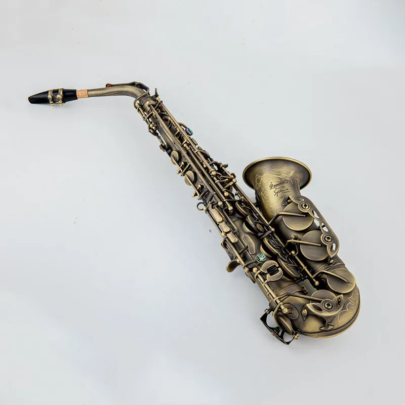 P.Mauriat 76 Alto Saxophone Antique Copper Plated E-flat Professional Musical Instrument With Mouthpiece Reed Neck Free Shippin