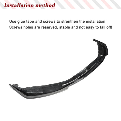 Real Carbon Fiber Car Front Lip Spoiler for BMW 2 Series G87 M2 Coupe 2022 2023 Car Front Body Kits Lip Chin Guard Protector
