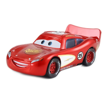 Pixar Cars Lightning McQueen Hudson Hornet Piston Cup Racer Version Metal Die Casting Model Car Racing Toys Birthday Gifts