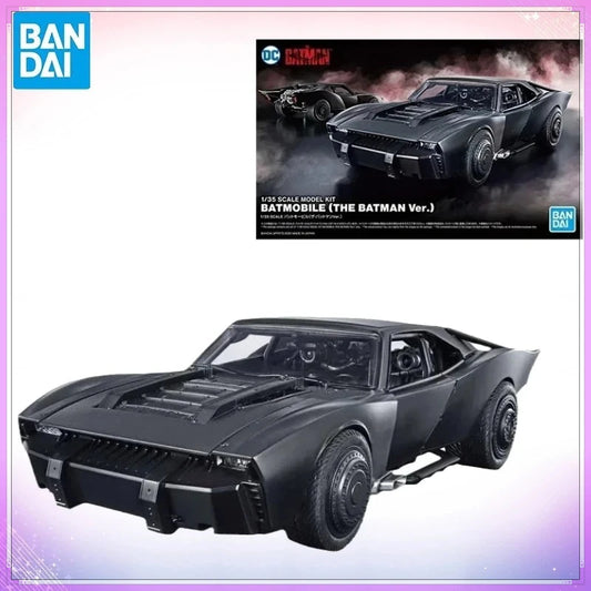 In Stock Bandai Original Anime Figure 1/35 BATMOBILE THE BATMAN VER. Action Figures Toys Gift Collection Model Kit Ornaments MVC