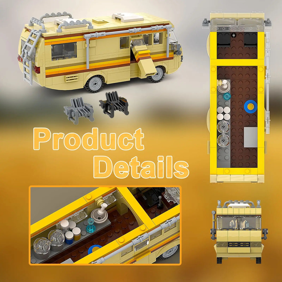 MOC Moive Series New Breaking Bad Car Building Blocks Kit Vehicle Toy For Children Kid Adult Birthday Gift Dropshipping