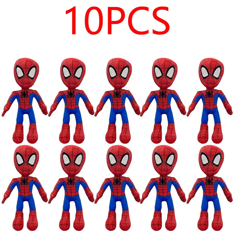 32CM Anime Avengers Spidermanes Plush Toys Into the Spider-Verse Gwen Peter Parker Noir Dolls Soft Stuffed Toy For Kids Gift