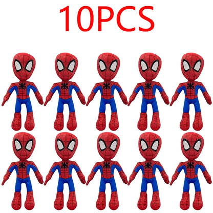 32CM Anime Avengers Spidermanes Plush Toys Into the Spider-Verse Gwen Peter Parker Noir Dolls Soft Stuffed Toy For Kids Gift