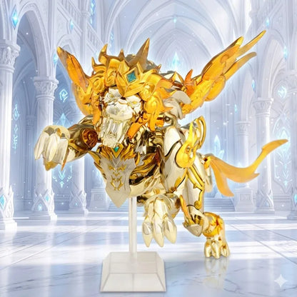 Saint Seiya Toypoint 9-Hour Shipping Leo Aiolia Action Figure with Metal Cloth Myth Cloth Soul of God SOG EX Including Totem Kni