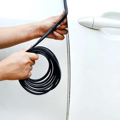 Car Door Edge Scratch Protector with Steel Disc Bumper Trim Edge Scratch Protector Strip Sealing Guard Styling Protector Decor