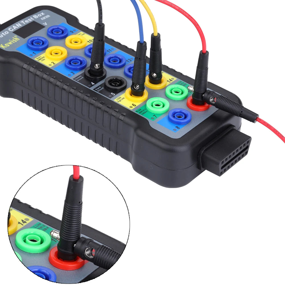 2026 OBDII Auto Car Break out Box Obd Breakout Box Car Protocol Detector with Pin out Car Obd2 Interface Monitor for Vehicle