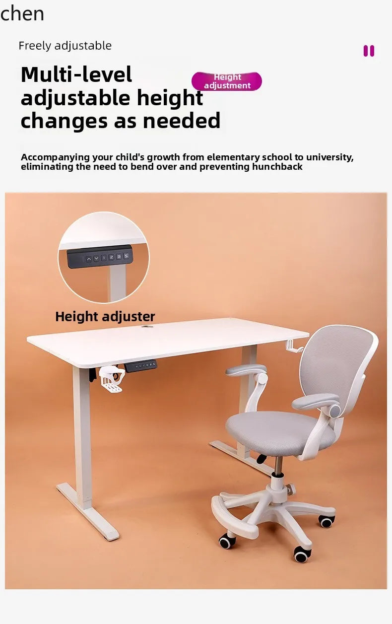 Hxl smart electric height adjustable desk - home computer desk, adjustable standing desk, workstation