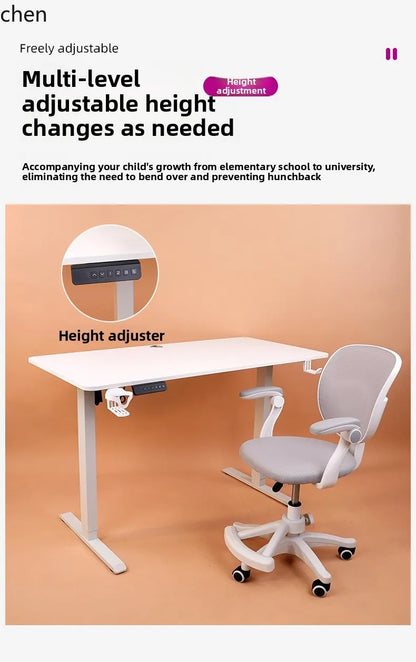 Hxl smart electric height adjustable desk - home computer desk, adjustable standing desk, workstation