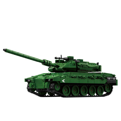 World War Army Military Soldiers SWAT Leopard 2A7 Main Battle Tank Assemble Building Blocks City Construction Bricks Toys Gift