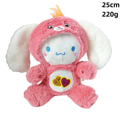 30CM Carebears Kawaii Rainbow Bear Plush Toy Lovely Anime Colorful Bear Stuffed Doll Room Decor Lovely Bear Birthday Gift