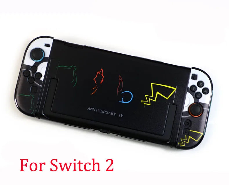 Crystal Clear Hard Case for Nintendo Switch 2, Full Body PC Shell Protector, Front & Back Cover for NS2 Joy-Con Controller