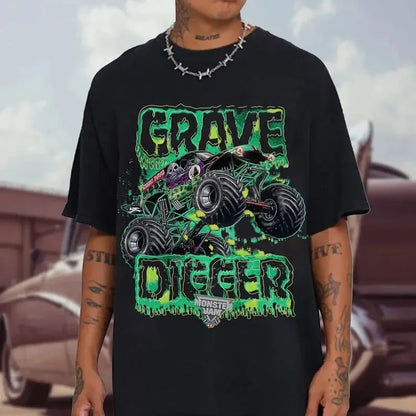 Grave Digger Monster Jam Truck t shirt unisex W00602