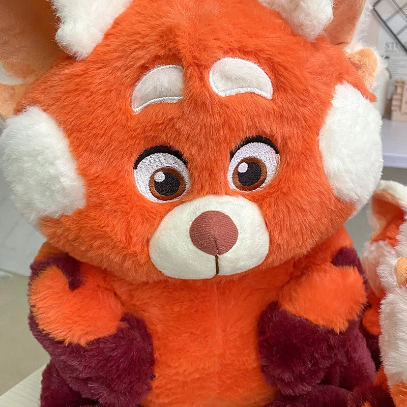 Turning Red Cute Red Panda Plush Toy Soft Cuddly Stuffed Animal Cartoon Panda Plushies Appease Doll Xmas Gifts Girl