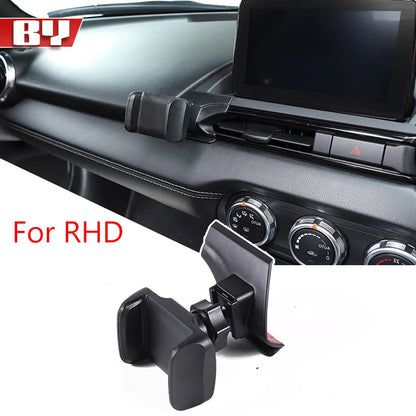 For Mazda MX5 MX-5 ND 2016-2024 ABS central control air outlet right mobile phone holder GPS navigation holder car accessories