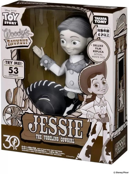 In stock, "Toy Story 30th Anniversary Edition" series of Buzz Lightyear, Woody, and Jessie action figures