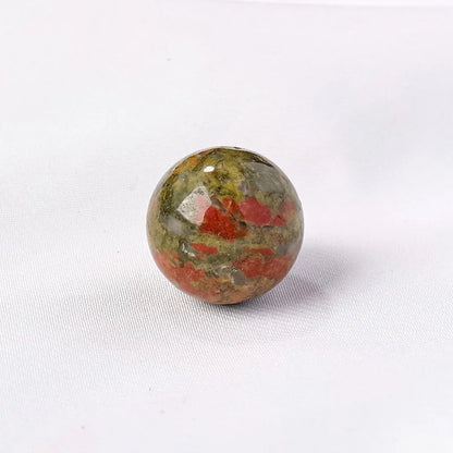 16mm Natural Crystal Ball No Hole Beads, Polished Agate Gemstone Sphere Bulk for DIY Jewelry Crafts Home Decor Gifts