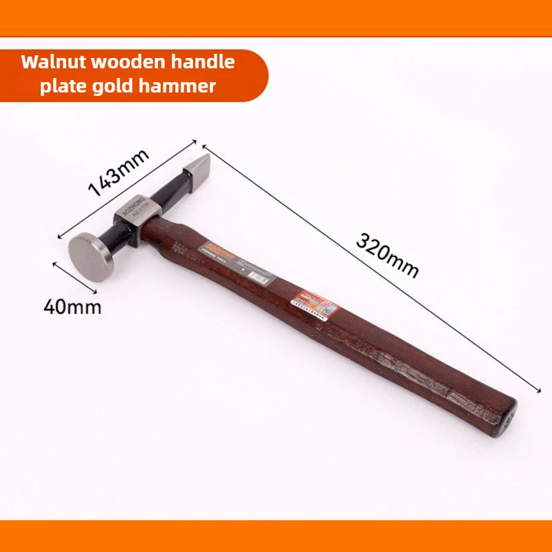 Sheet Metal Hammer High Carbon Steel Detection Auto Repair and Maintenance Carpenter Hammer Multifunctional Hand Tool