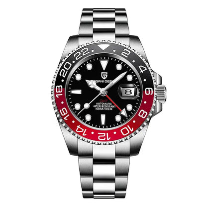 PAGANI DESIGN New GMT Men Watch Top Brand 40mm Mechanical Watch Sapphire Glass 100M Waterproof Automatic Wristwatch Reloj Hombre