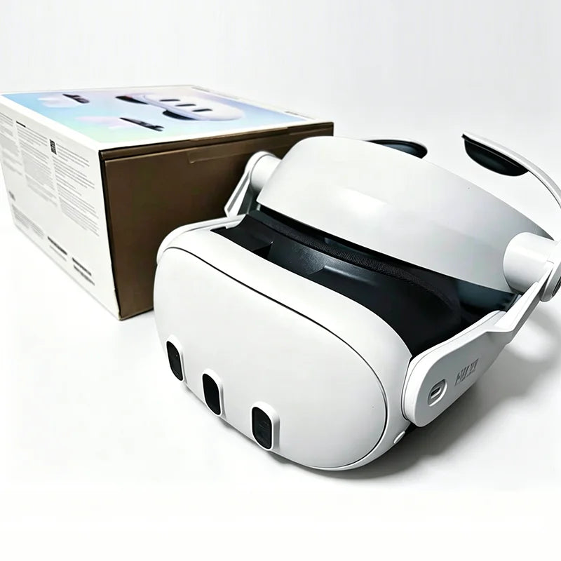 Oculus Quest 3 512GB Wireless VR Headset 30% Sharper Resolution 2X Graphical Power 3-Month Horizon+ Trial 40+ Games