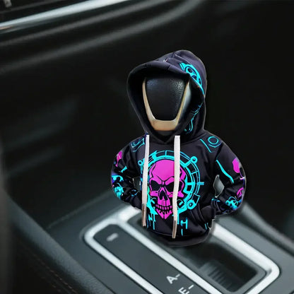 Universal Car Gear Shift Lever Cover Automotive Gear Shift Knob Sweatshirt Cover Vehicles Gear Knob Hoodies Interior Accessories