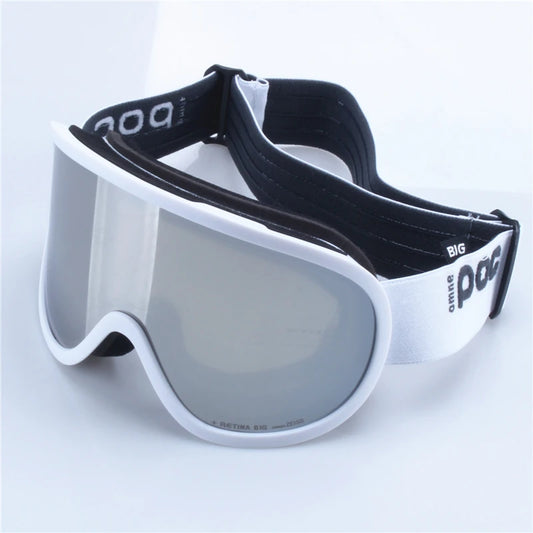 Retina Original Brand Ski Goggles Double Layer Anti-Fog Big Ski Mask Glasses for Men And Women Snowboarding Clarity