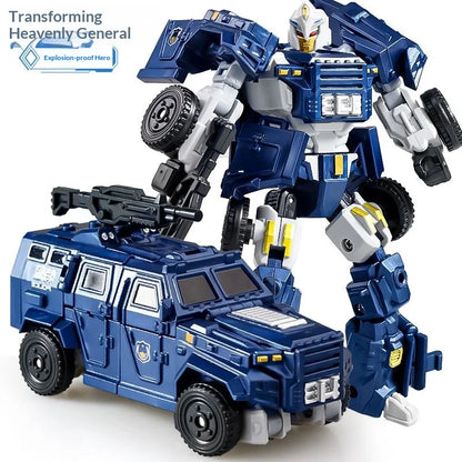 Jinjiang Transforming Robot Series 2: Optimus Prime, War God, Car, Plane, Tank, Robot for Boys