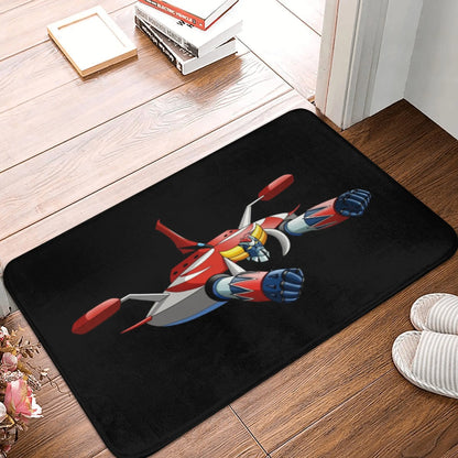 UFO Robot Mazinger Z Front Door Floor Entrance Mats Outdoor Anime Bath Kitchen Doormat Bedroom Carpet Rug