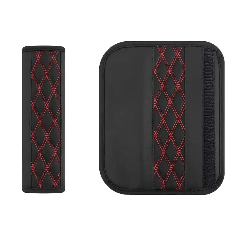 1/2Pcs Car PU Seat Belt Safety Belt Shoulder Cover Soft Breathable Protection Seat Belt Padding Pad Auto Interior Accessories