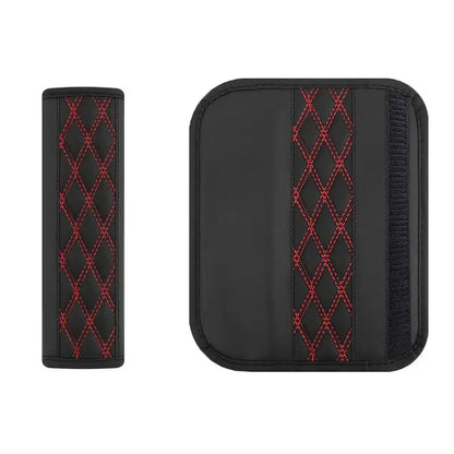 1/2Pcs Car PU Seat Belt Safety Belt Shoulder Cover Soft Breathable Protection Seat Belt Padding Pad Auto Interior Accessories