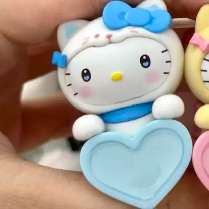 Genuine Sanrio Guardian Meow Group Hipper Series Blind Box Hello Kitty Cute Mini Collection Desktop Ornament Fashion Trend Gift