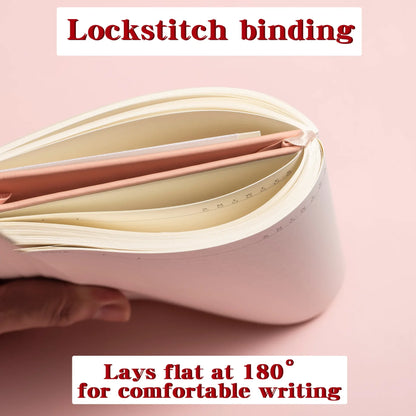 Hardcover A5/A6 Notebook with Elastic Band | PU Leather Journal Notebook for Office, School & Daily Note Taking