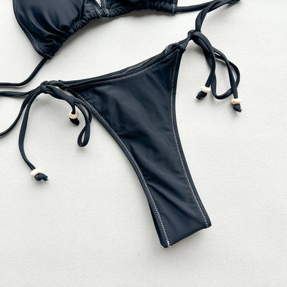Push Up Bikinis 2026 Sexy Women Swimsuit Swimwear Female Micro Bikini Set Biquini Bathing Suit Solid Swimming Suit Beachwear