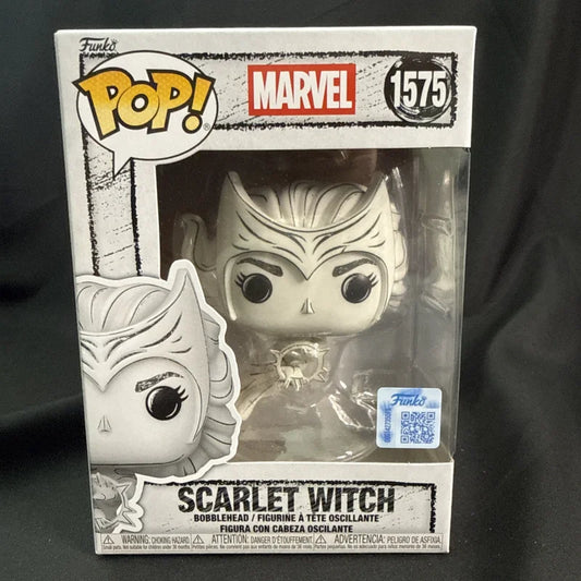 Funko POP Marvel Hand-Drawn Sketch Version Scarlet Witch Iron Man Spider-Man Wolverine Figure Collectible Ornament Toy Gift