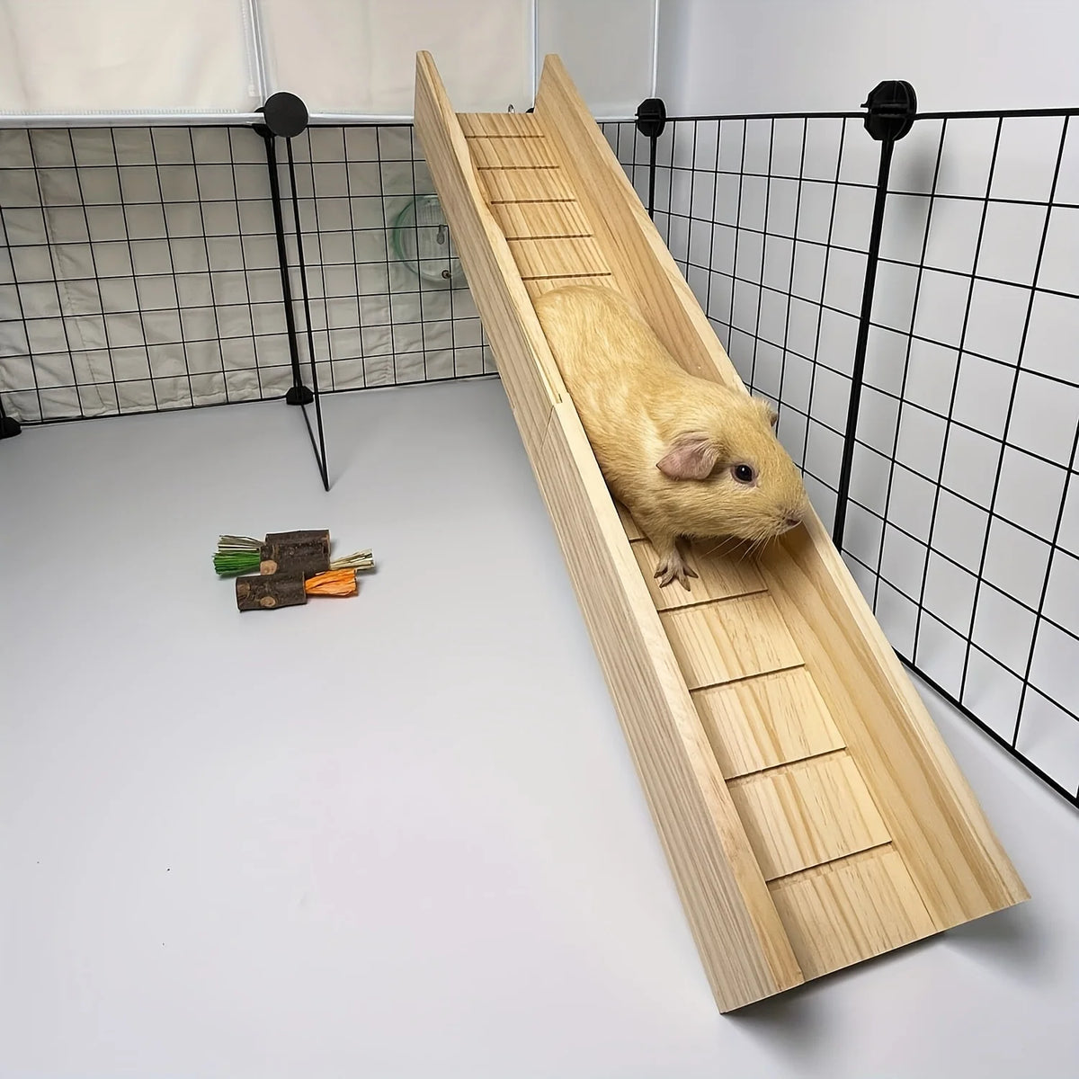 1 Piece of Accessory, Color and Style Shipped Randomly, Hamster Platform, Wooden Hamster Stairs, Golden Hamster Slide, Hamster Pet Toys, Landscaping Supplies