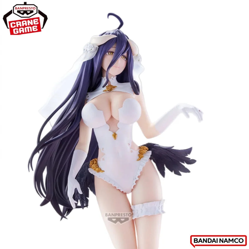 In Stock Bandai Original Banpresto Overlord Albedo Action Figure Model Doll Brand New Boxed Garage Ornaments Collectible