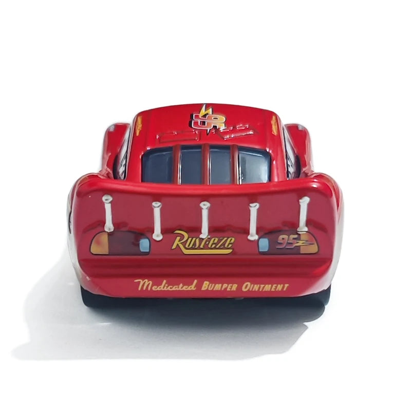 Pixar Cars Lightning McQueen Hudson Hornet Piston Cup Racer Version Metal Die Casting Model Car Racing Toys Birthday Gifts