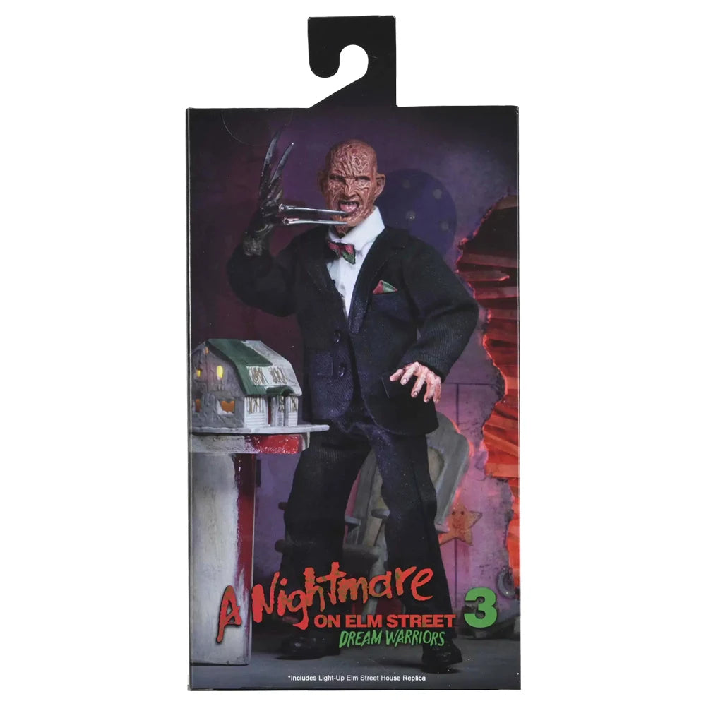 NECA Tuxedo Freddy 8' Action Figure Model A Nightmare on Elm Street 3 Freddy Doll Horror Toys Garage Kit